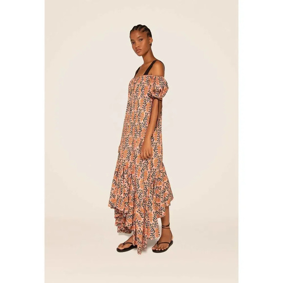 Agua Bendita GIRASOL HERBÁCEA ATARDECER MAXI DRESS - Picture 6 of 12